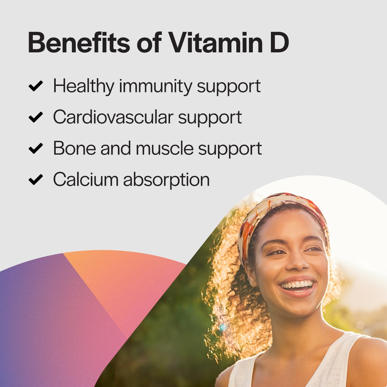 PureFormulas Vitamin D3 K2 5000 IU capsules on hand conveys practical daily use.
