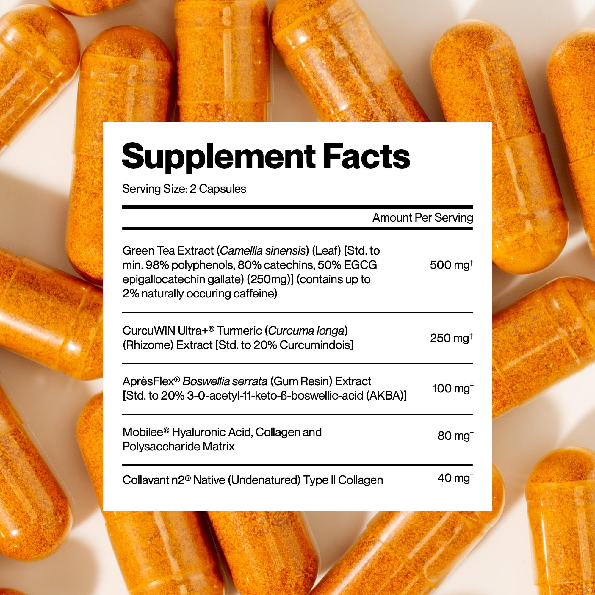 PUREFUNCTION Collagen Repair capsules closeup highlighting convenient intake