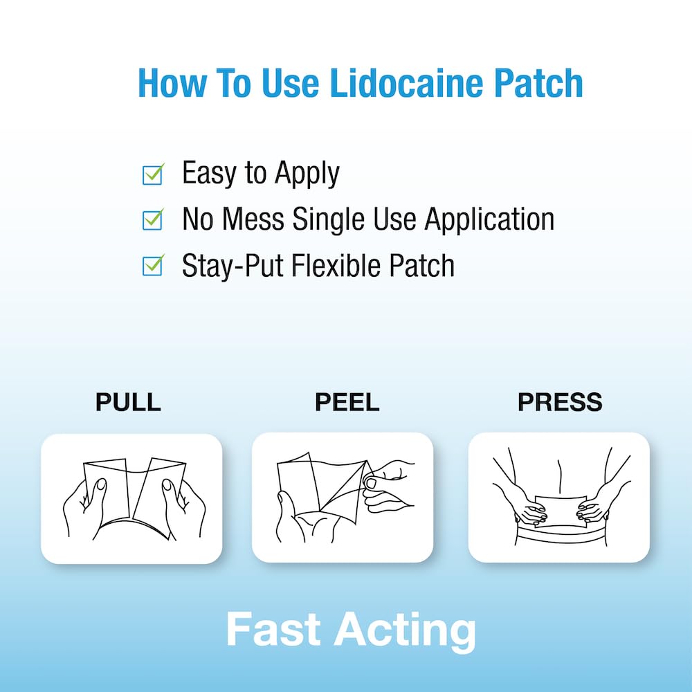 Puregen Labs Lidocaine patch for the elbow delivers rapid numbing and targeted joint relief
