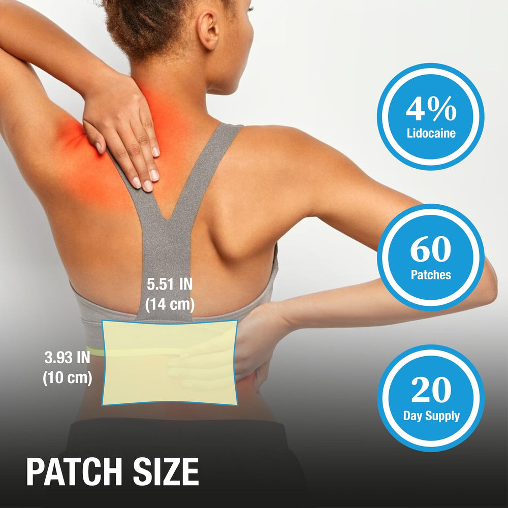 Puregen Labs Lidocaine patch for the shoulder delivers quick numbness and targeted relief