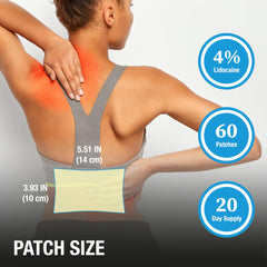 Puregen Labs Lidocaine patch for the shoulder delivers quick numbness and targeted relief