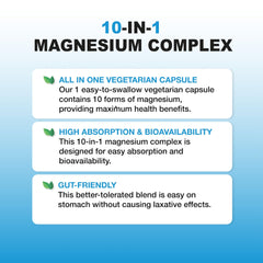 Image of ten magnesium forms for broad mineral support in Puregen Labs product.