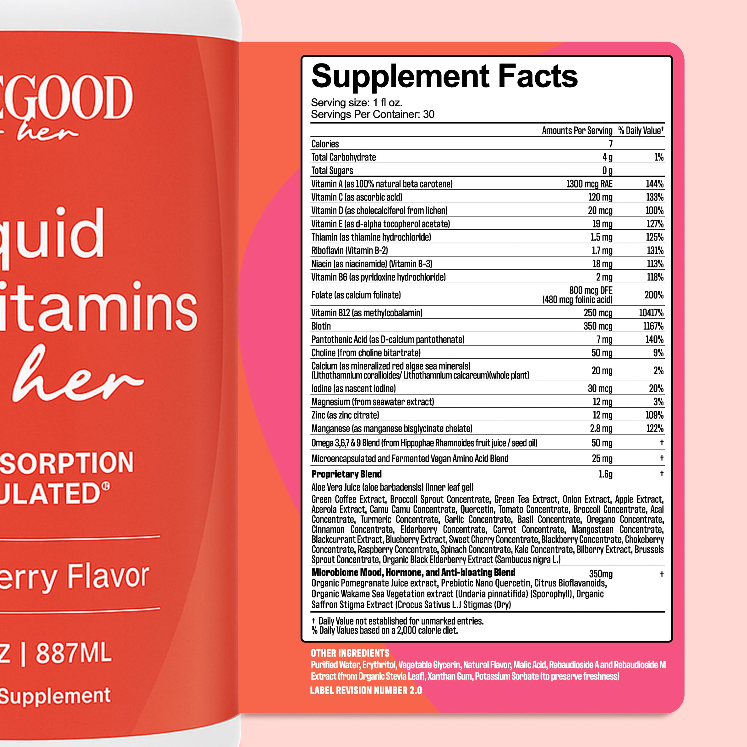 PureGood berry-flavor bottle offers a tasty daily boost for energy.