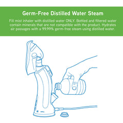 PureGuardian MST55 99.99% germ-free steam for clean relief