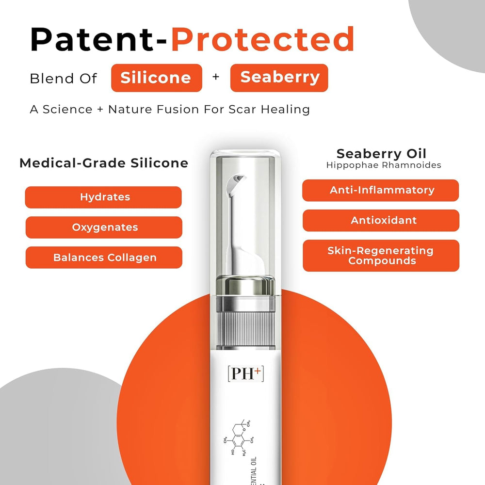 PureHealPlus silicone scar gel applicator for precise, gentle application