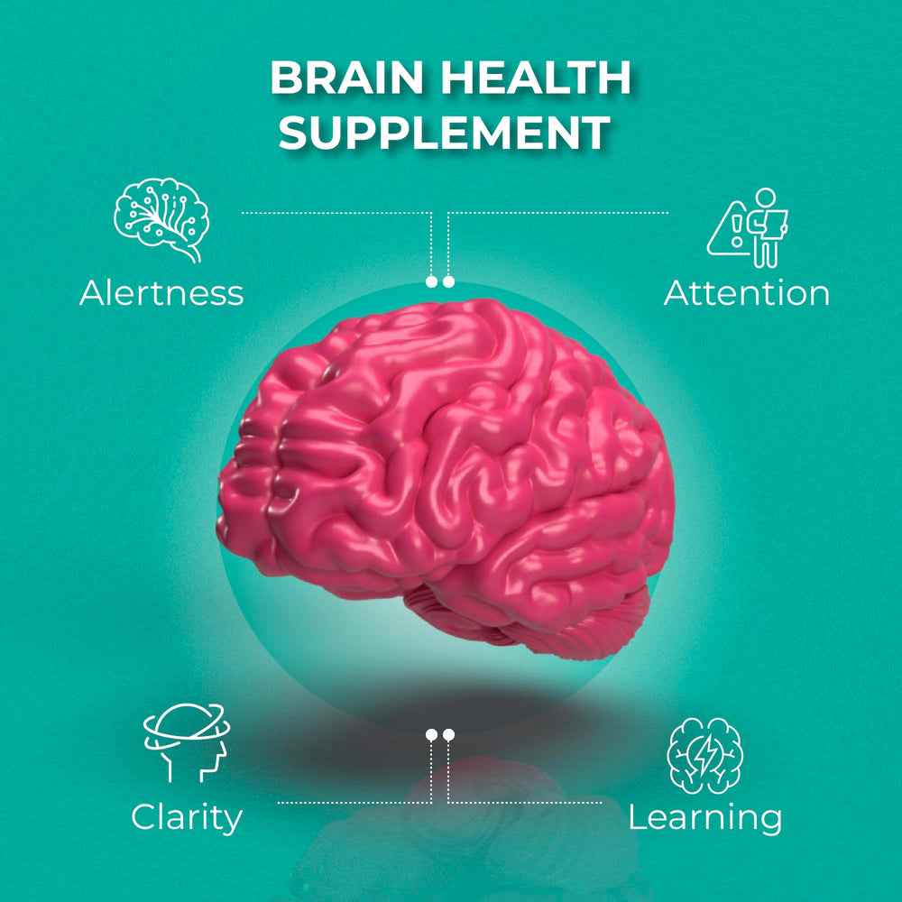 PureHealth Research Ageless Brain bottle mockup on a clean surface