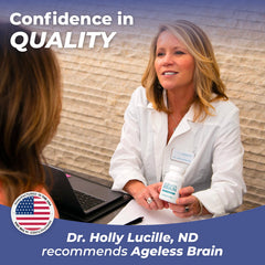 PUREHEALTH RESEARCH Ageless Brain daily routine shot suggests easy incorporation into mornings.