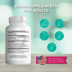 PureHealth Research Ageless Brain label highlighting bacopa and alpha-GPC ingredients