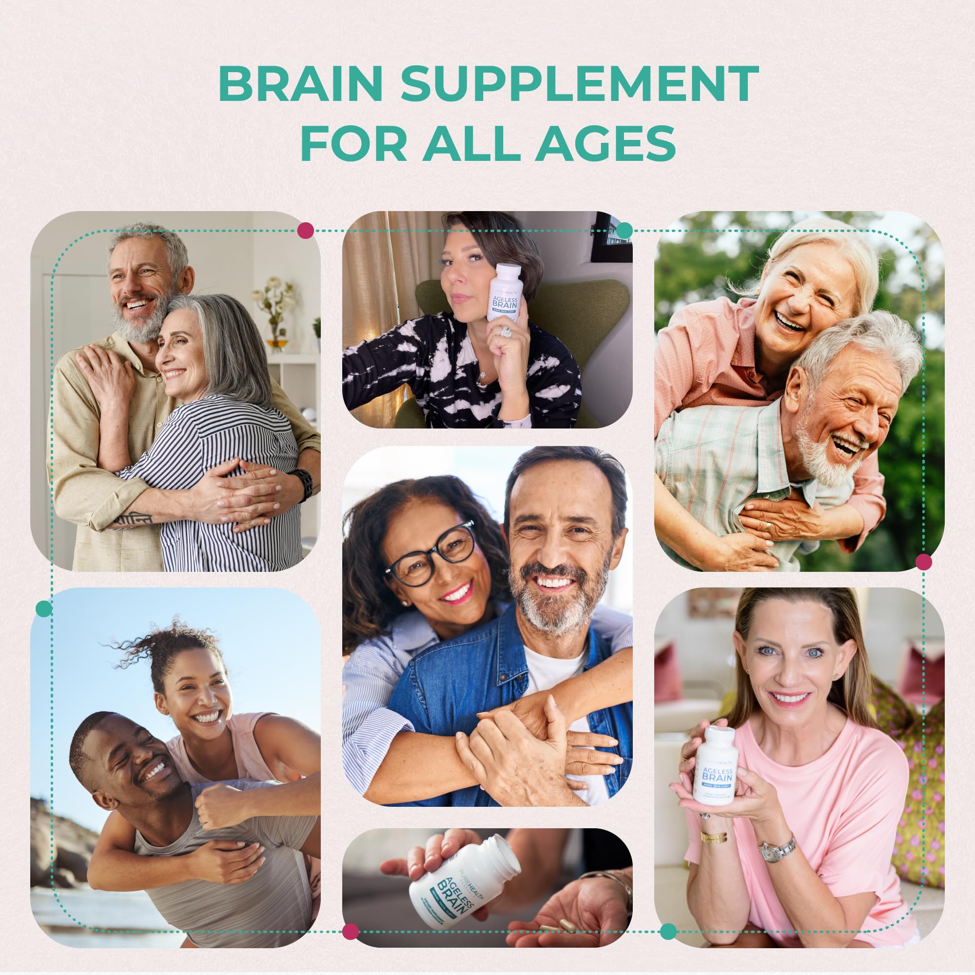 Study desk scene with PureHealth Research Ageless Brain for focused work