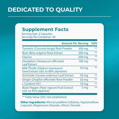 PureHealth Research dandelion root capsules support toxin flushing and comfort digestion.