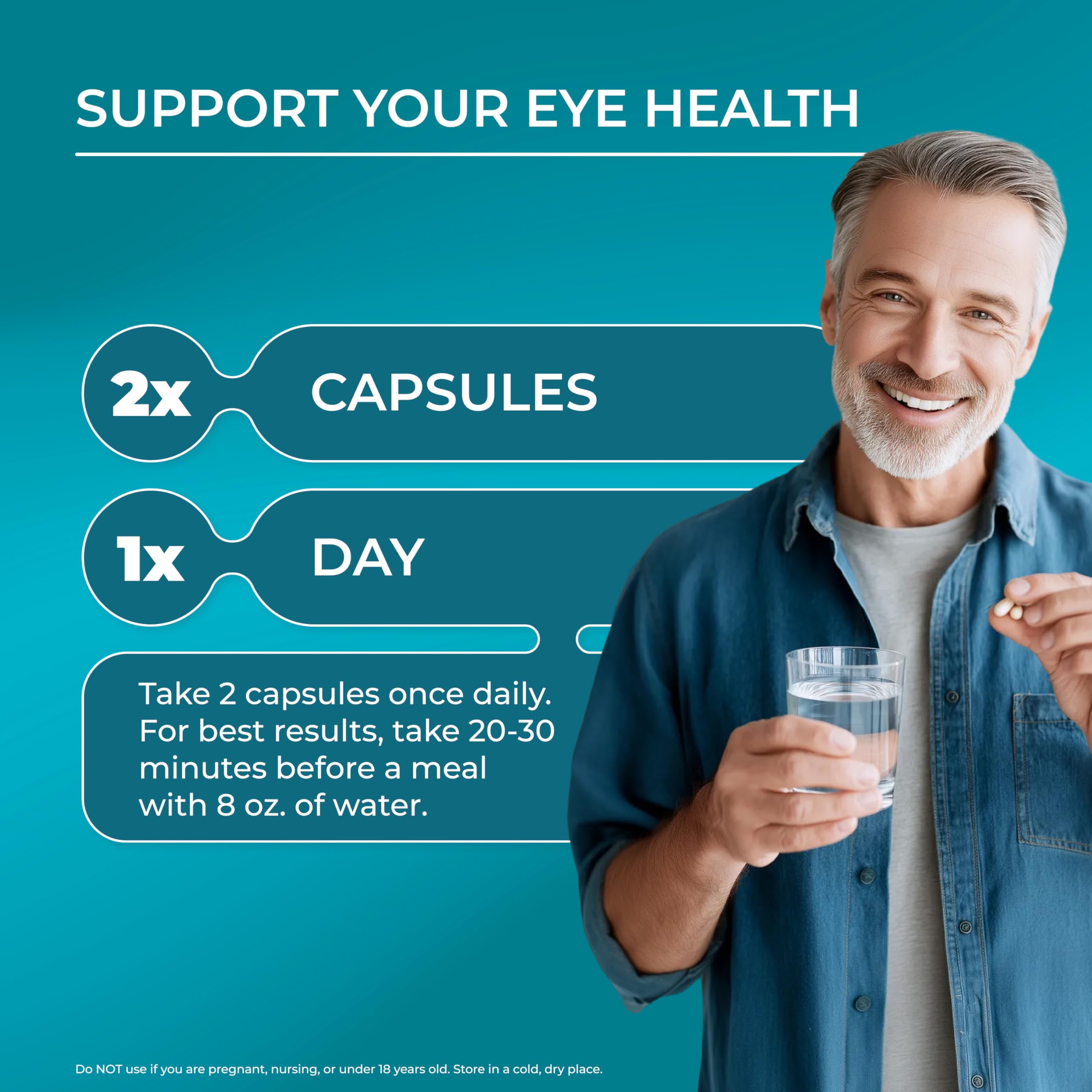 PUREHEALTH RESEARCH Eyebright bilberry blend image representing traditional botanicals.
