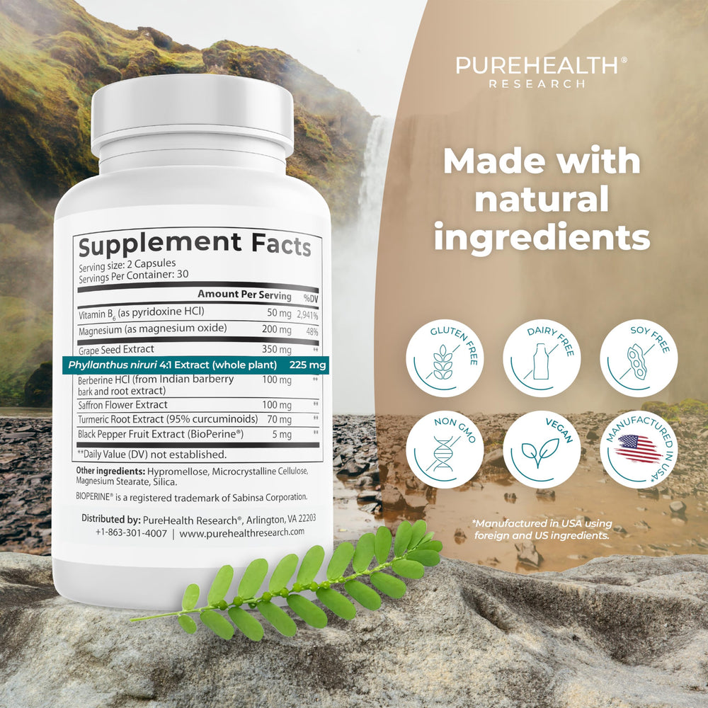 PureHealth Research kidney cleanse pills for daily support and gentle cleanse.