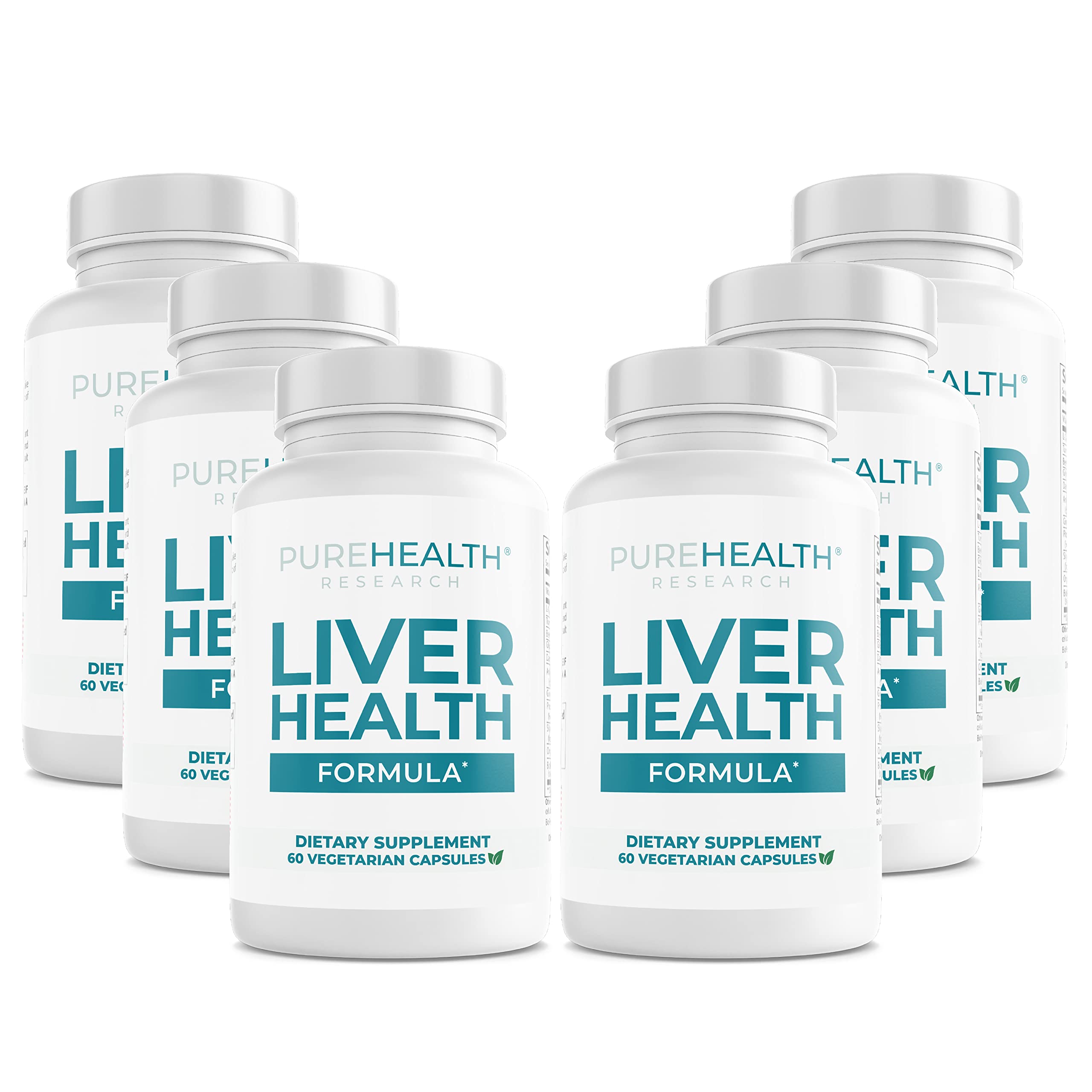 PUREHEALTH RESEARCH Liver Health Detox bottle on kitchen counter for daily detox support