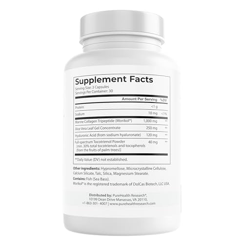 PureHealth Research Marine Collagen pour showing daily usage