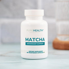 PUREHEALTH RESEARCH Matcha travel pack for on-the-go energy