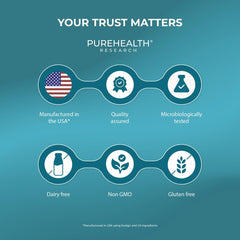 PUREHEALTH RESEARCH Matcha vegan, gluten-free certification with product