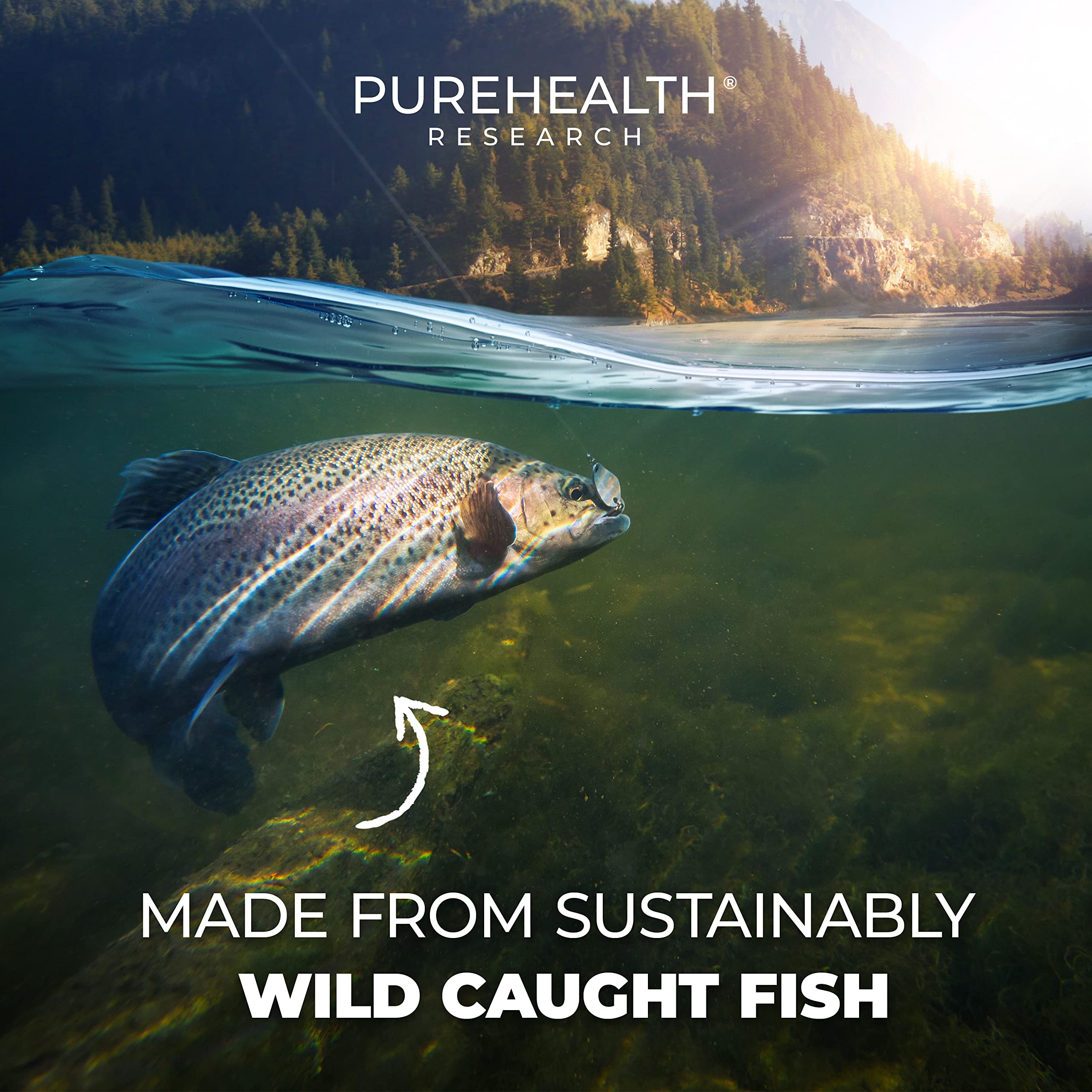 NANO powered omega-3 label emphasizing advanced absorption technology