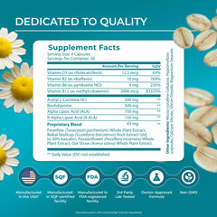 PureHealth Research Nerve Regen bottle label featuring ALA and B vitamins