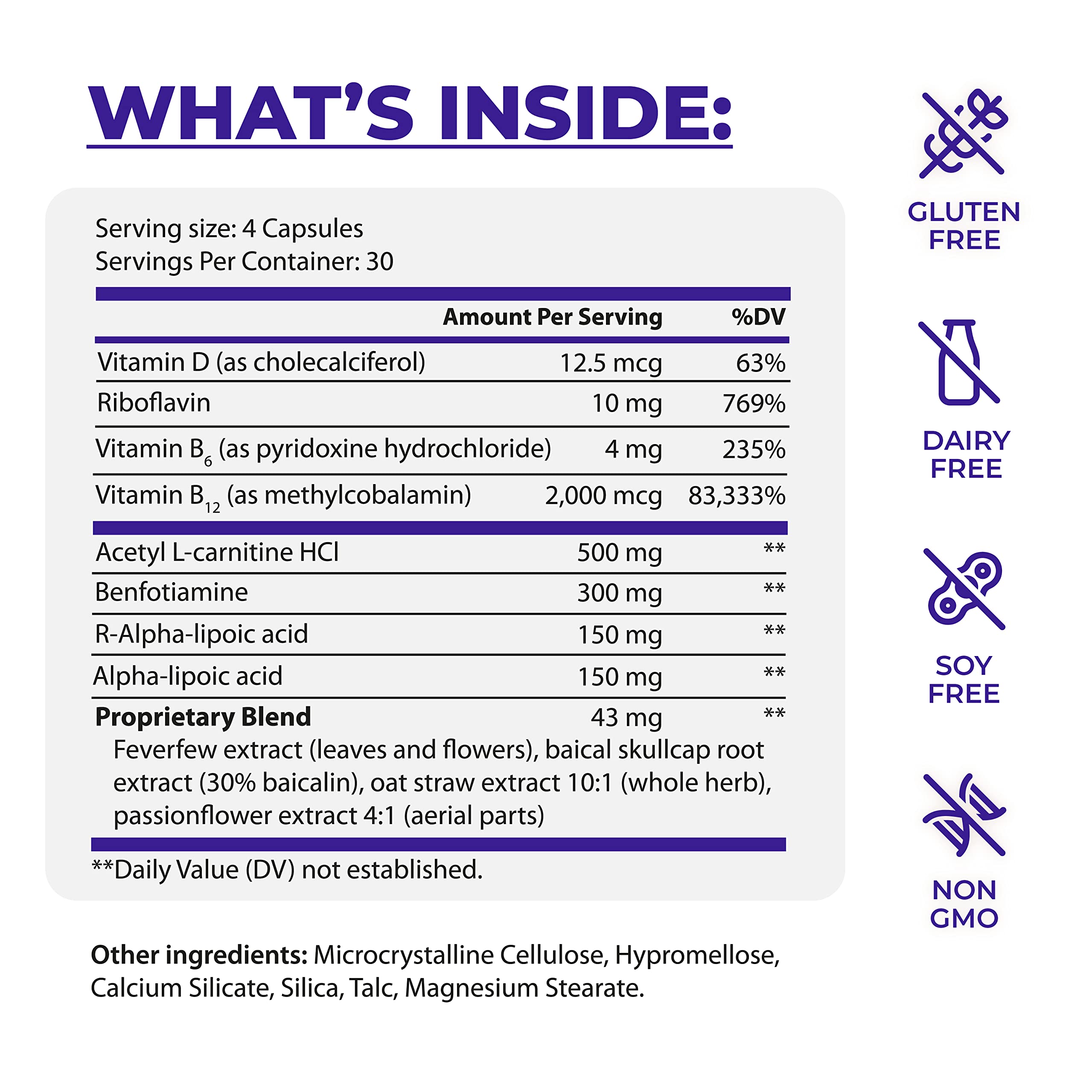 PureHealth Research Nerve Regen bottle side view highlighting dosage convenience