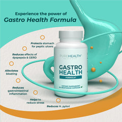 PureHealth Research Gastro Health rhodiola-rosea bottle display for adaptogenic mood support