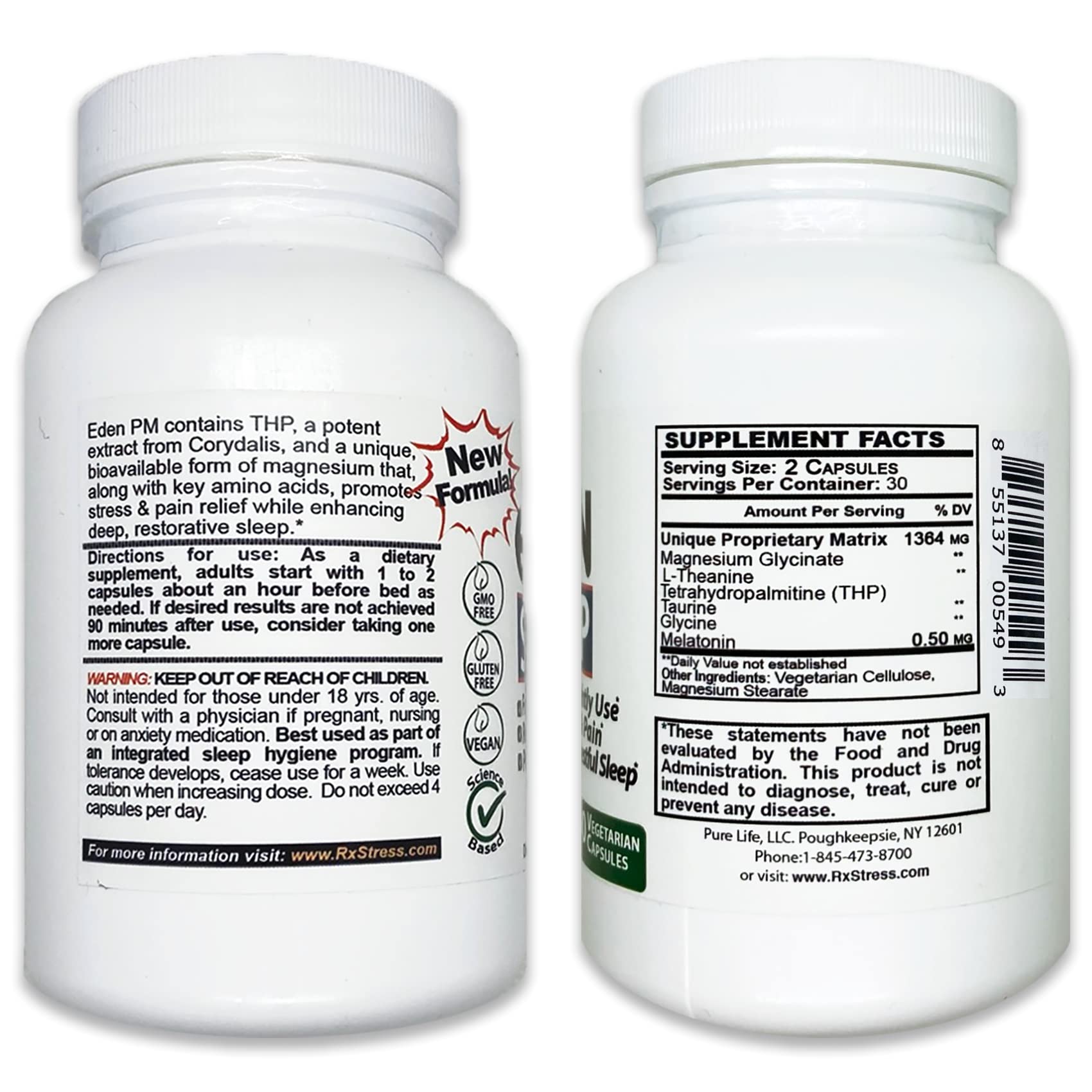 PureLife Eden Daily Sleep recovery cue after waking for better rest.
