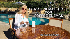 Purelife Enema Glass Buckets offer clean, non-reactive vessels.