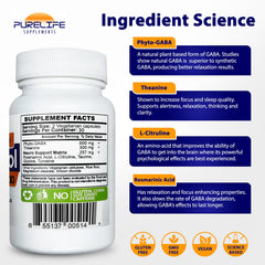 PureLife Gabatrol Daily bottle highlights Rosemarinic Acid in the blend.