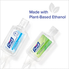Purell 36-bottle pack on display highlighting value and variety.