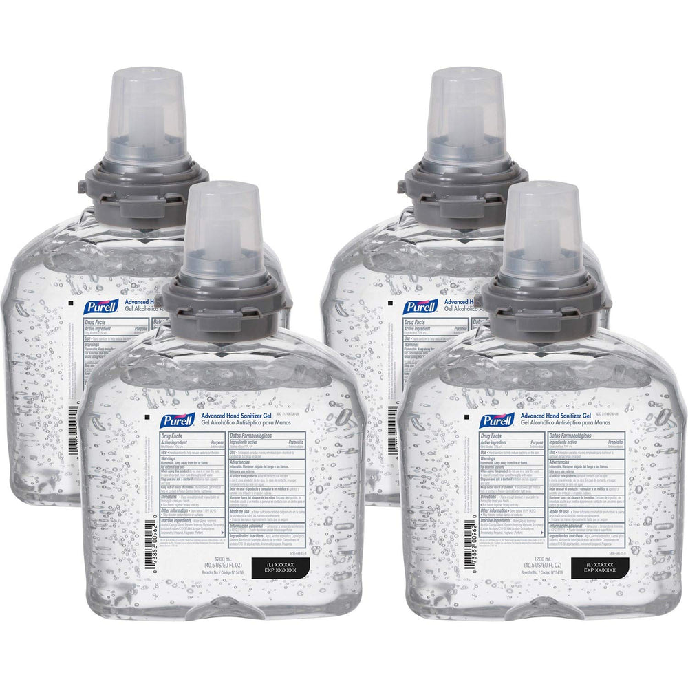 Purell 545604CT refill for TFX dispenser with quick sanitizing action.