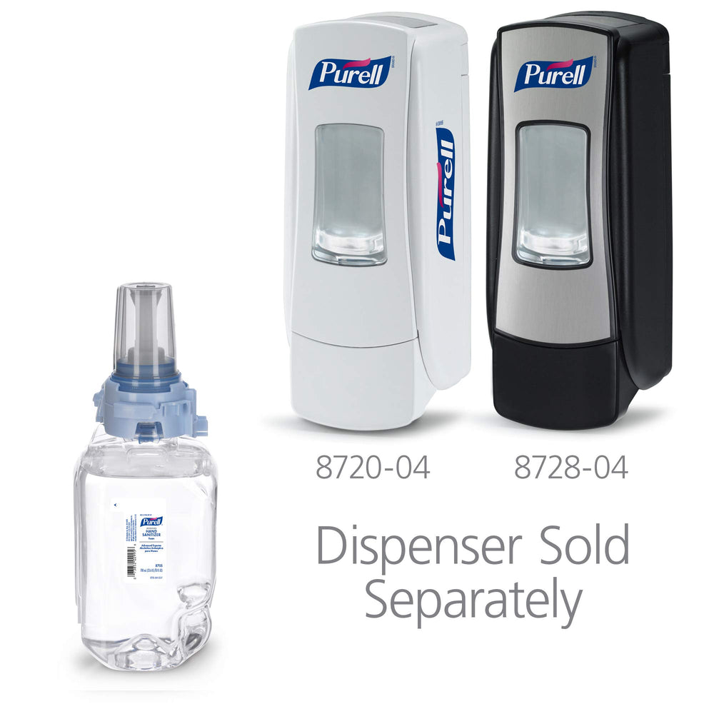 Purell Advanced Foam pump-action mechanism ready for everyday use.