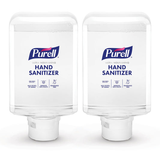 Purell Advanced Foam refill bottle for ES10 dispenser, ready for mess-free sanitizing.