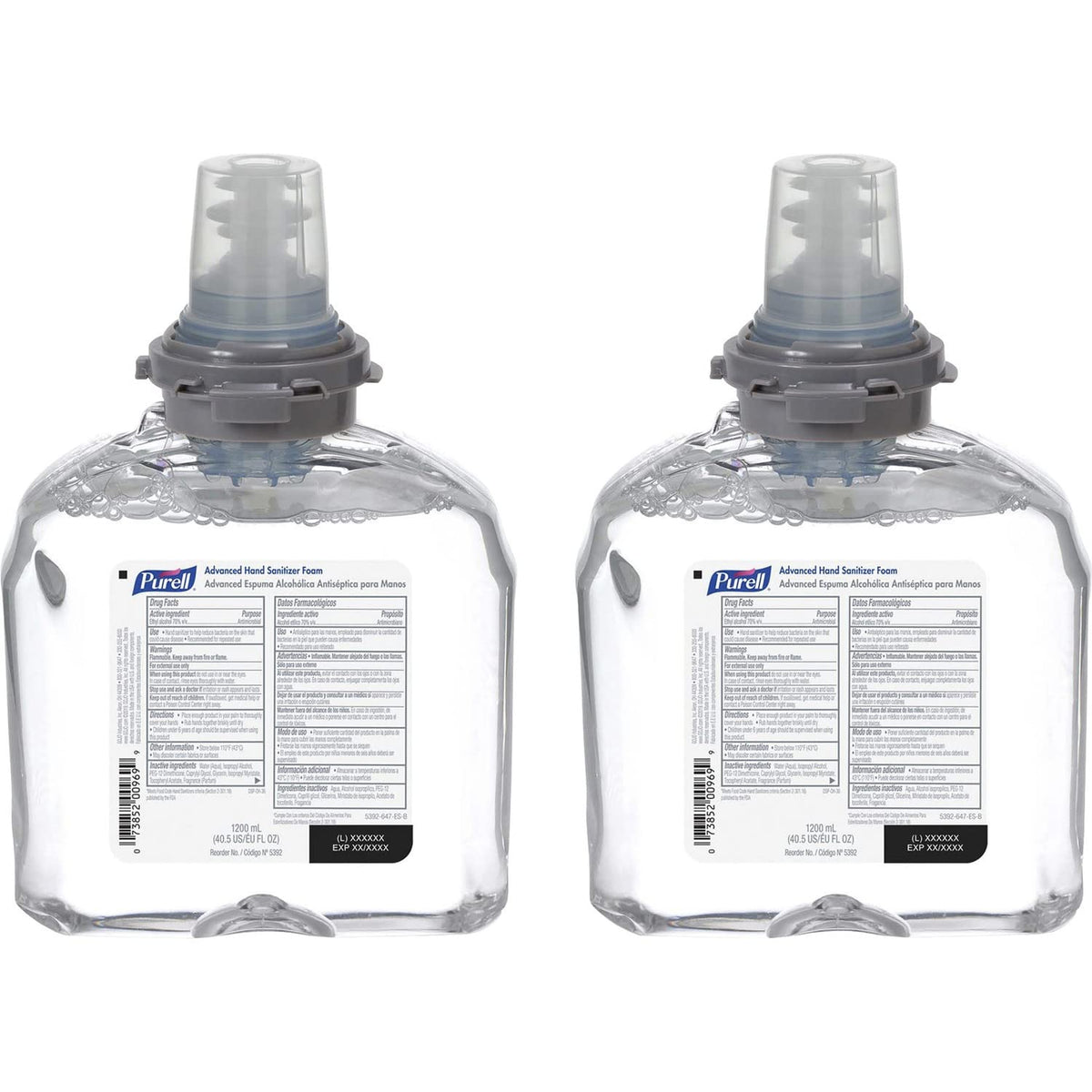Purell Advanced Hand Sanitizer Foam 1200 mL refill pack for busy facilities