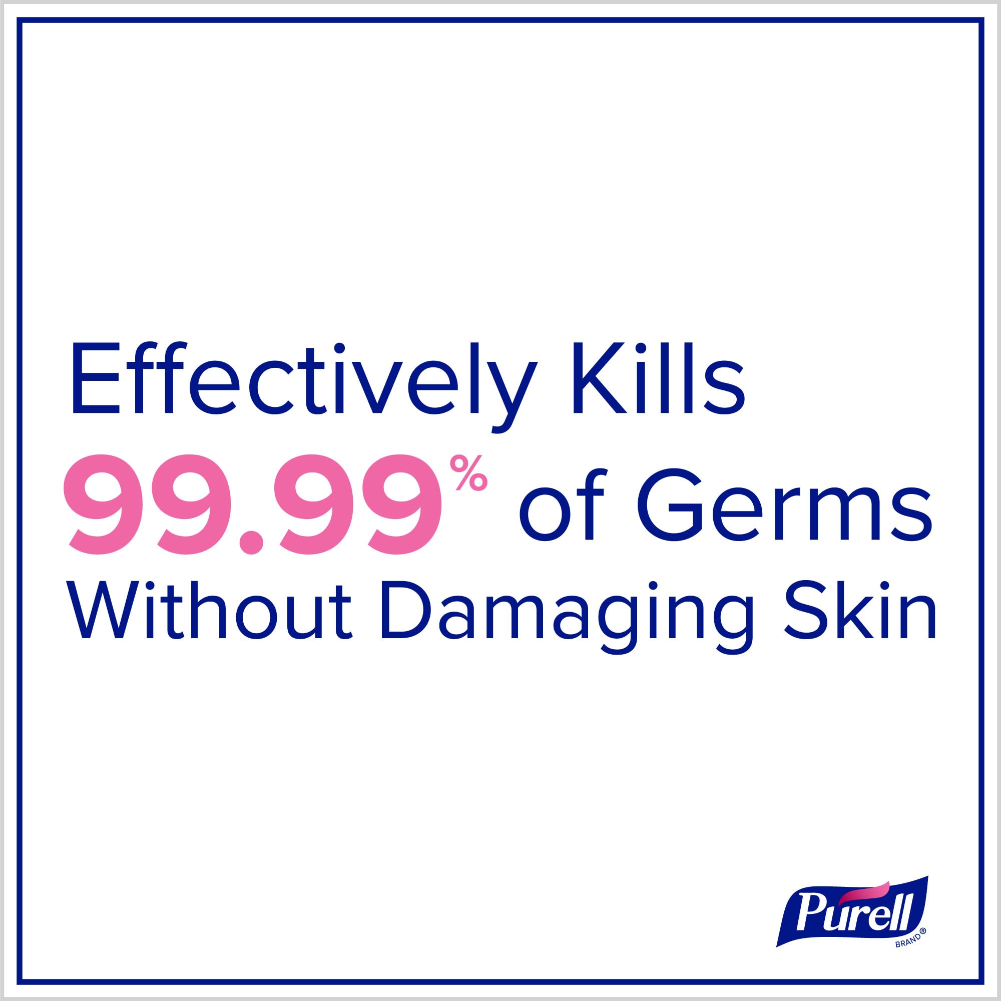 Purell fragrance-free foam close-up shows smooth texture for quick cleansing.
