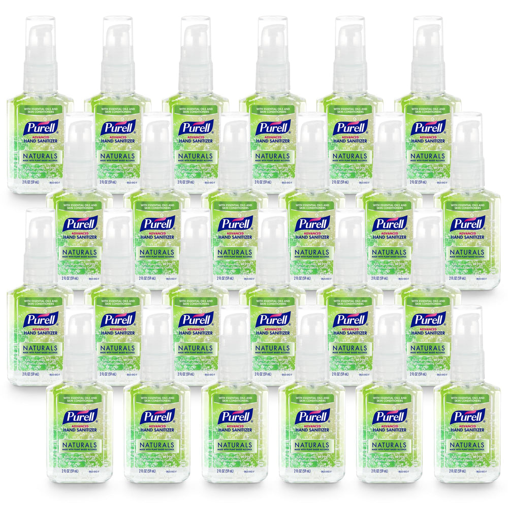 Purell Advanced Hand Sanitizer Naturals citrus 2oz bottle, quick germ reduction on the go