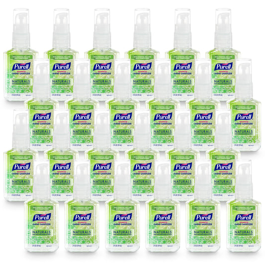 Purell Advanced Hand Sanitizer Naturals citrus 2oz bottle, quick germ reduction on the go