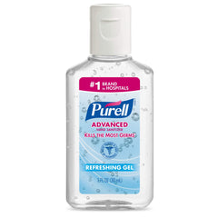 Purell Advanced hand sanitizer refreshing gel bottle pour for quick cleansing