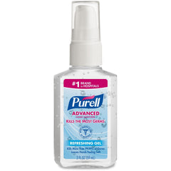 PURELL Advanced Hand Sanitizer Refreshing Gel purse-ready bottle for convenient carry.