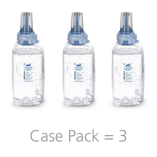 Purell ADX-12 refill with sanitary sealed valve for quick, hygienic refills