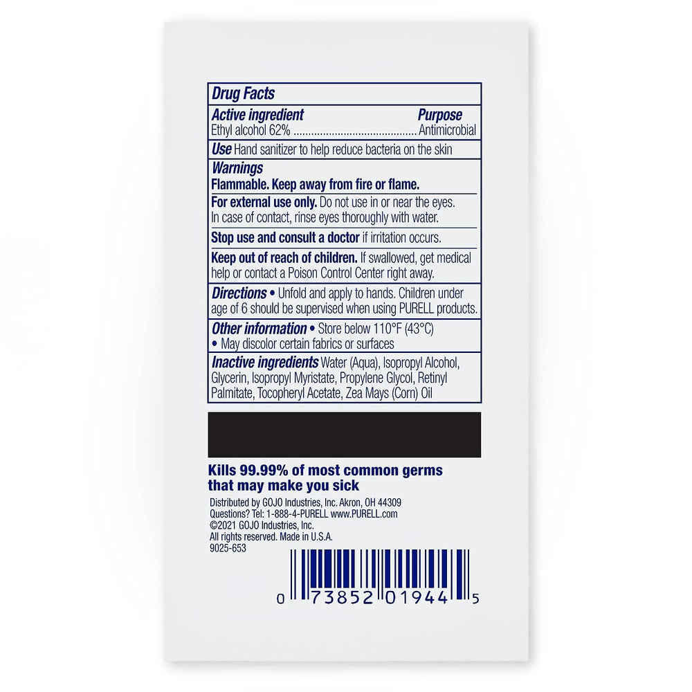 Purell Cottony Soft Wipes dermatologist-tested and skin-friendly.