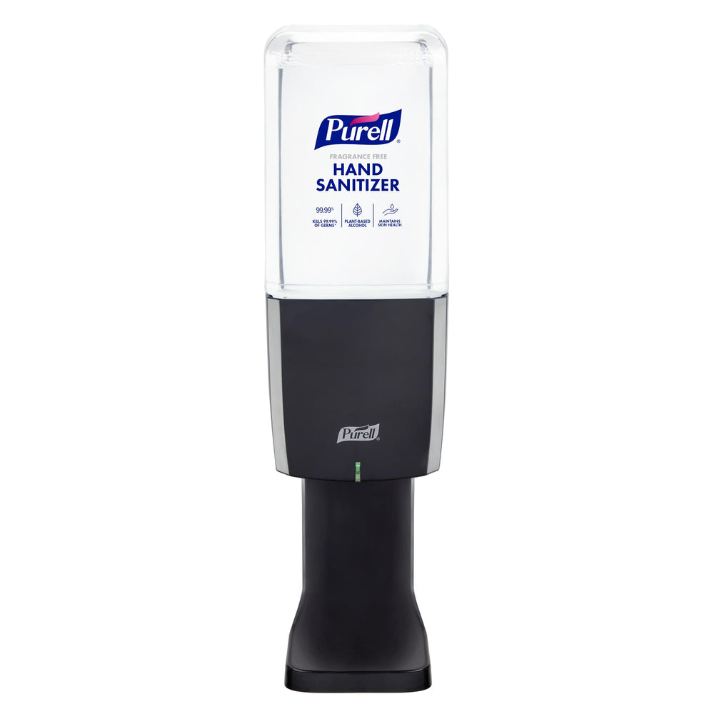 Purell ES10 graphite dispenser mounted on wall for quick access