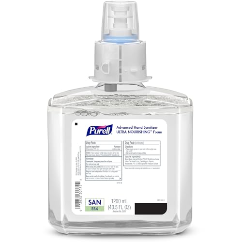 Purell foam refill with sealed nozzle prevents contamination and maintains formula integrity.
