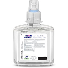 Purell foam refill with sealed nozzle prevents contamination and maintains formula integrity.