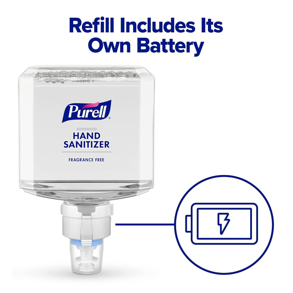 PURELL fragrance-free foam texture closeup highlighting skin-friendly formula