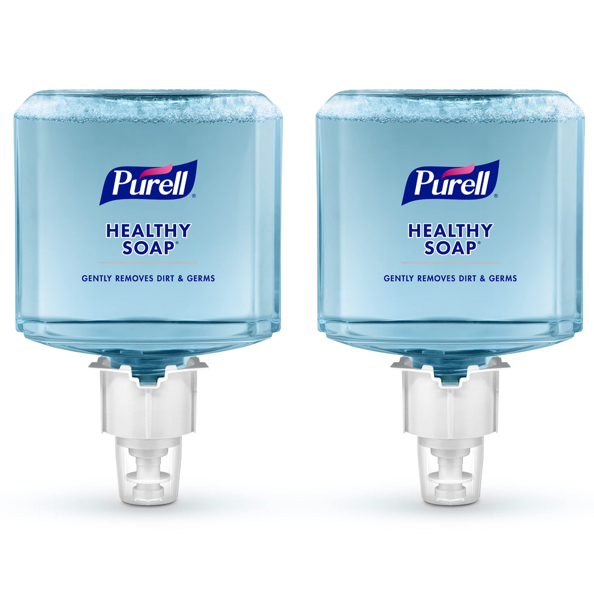 Purell Healthy Soap Foam refill 1200ml viewed for easy monitoring of soap levels.