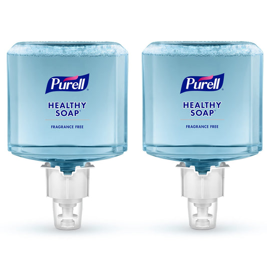 Purell Healthy Soap Gentle and Free Foam refill shows 1200 ml capacity for easy refills.