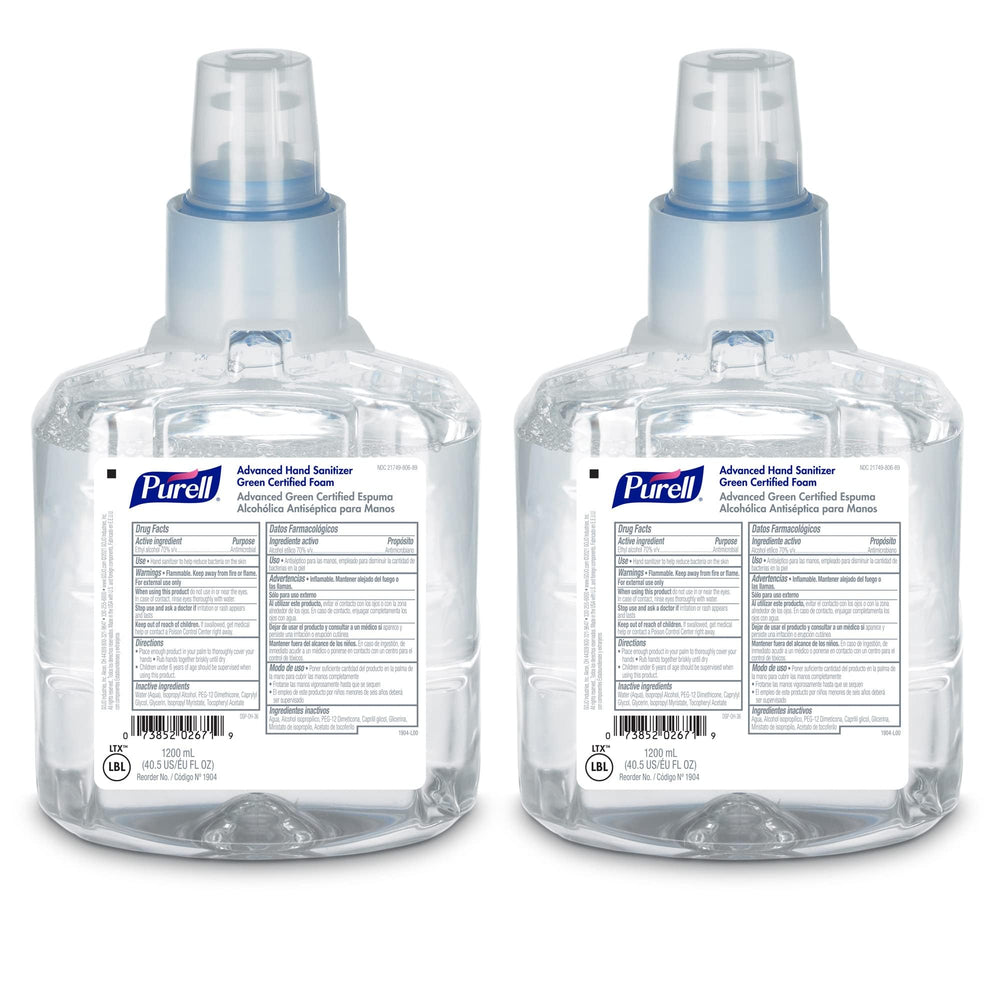 Purell LTX-12 foam refill 1200 ml for fragrance-free sanitizing