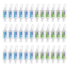 Purell Naturals bottle close-up for quick on-the-go sanitizing.