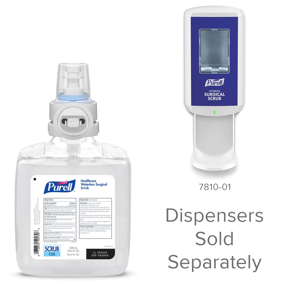 Two sealed 1200 ml refills with a case designed to minimize contamination risk.