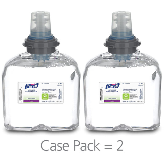 Purell refill package showing two count cartons for quick restock