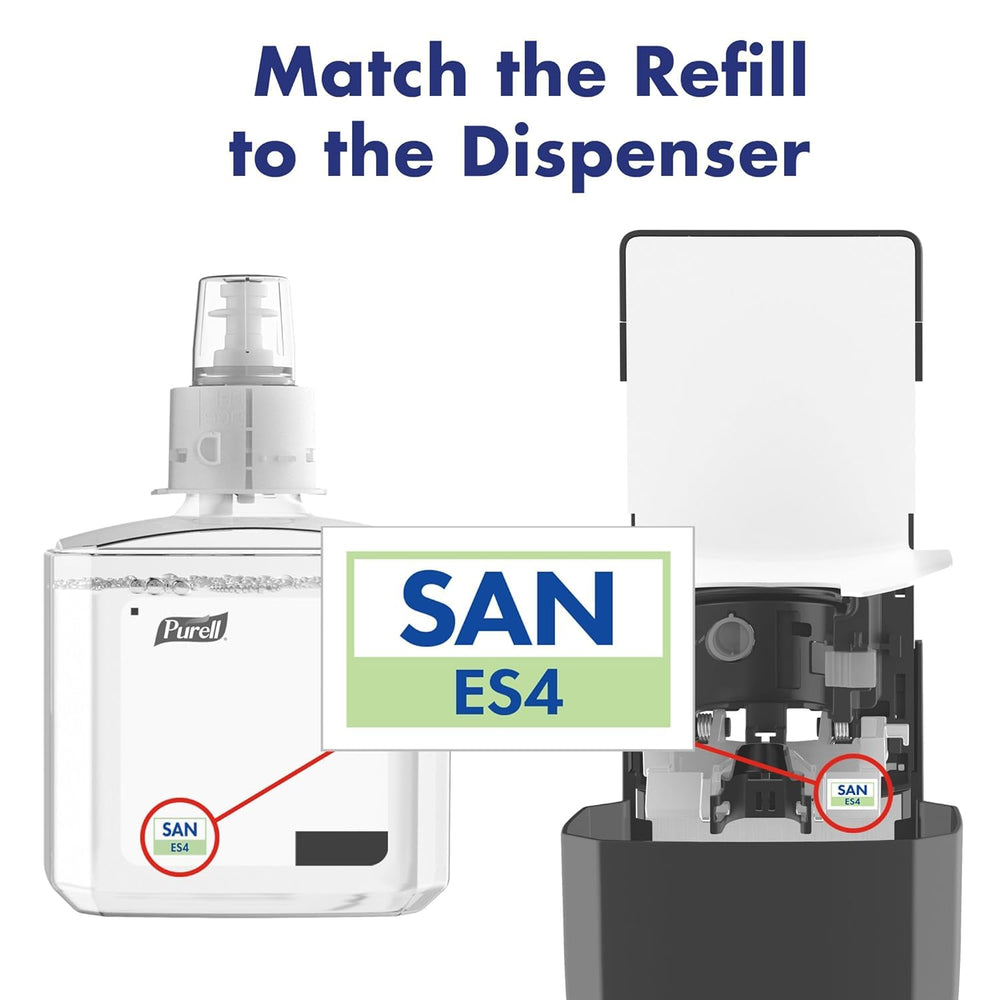 Two 1200 mL refills in the eco-friendly packaging for ES4 dispensers.
